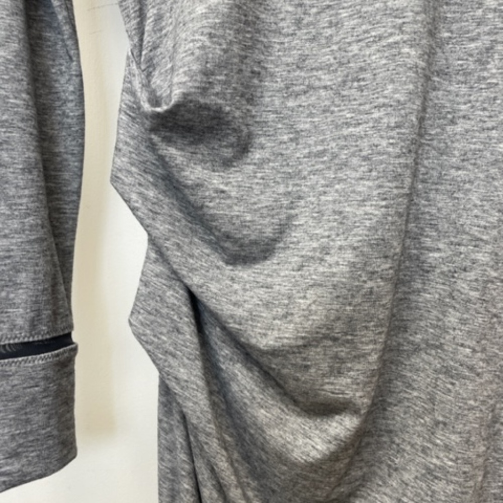 Athleta Industry Turtleneck Dress Heathered Gray Midi Maxi EUC - Picture 8 of 12